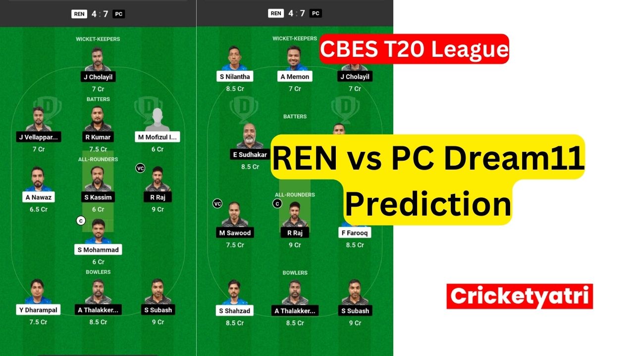 REN vs PC Dream11