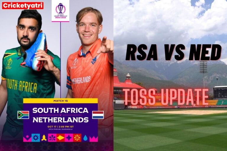 RSA vs NED Toss Update