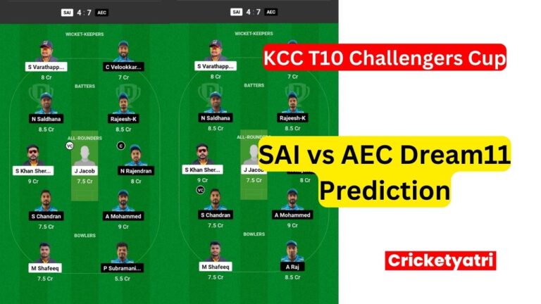 SAI vs AEC Dream11