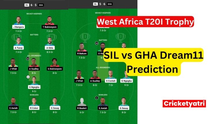 SIL vs GHA Dream11