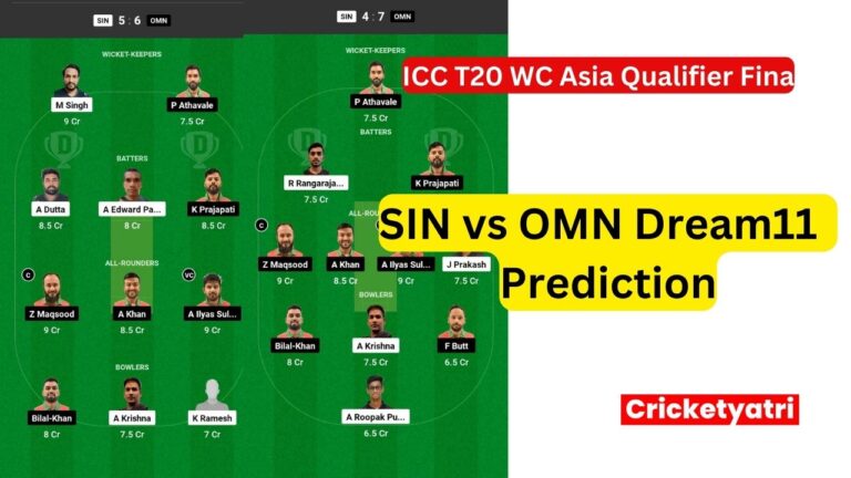 SIN vs OMN Dream11