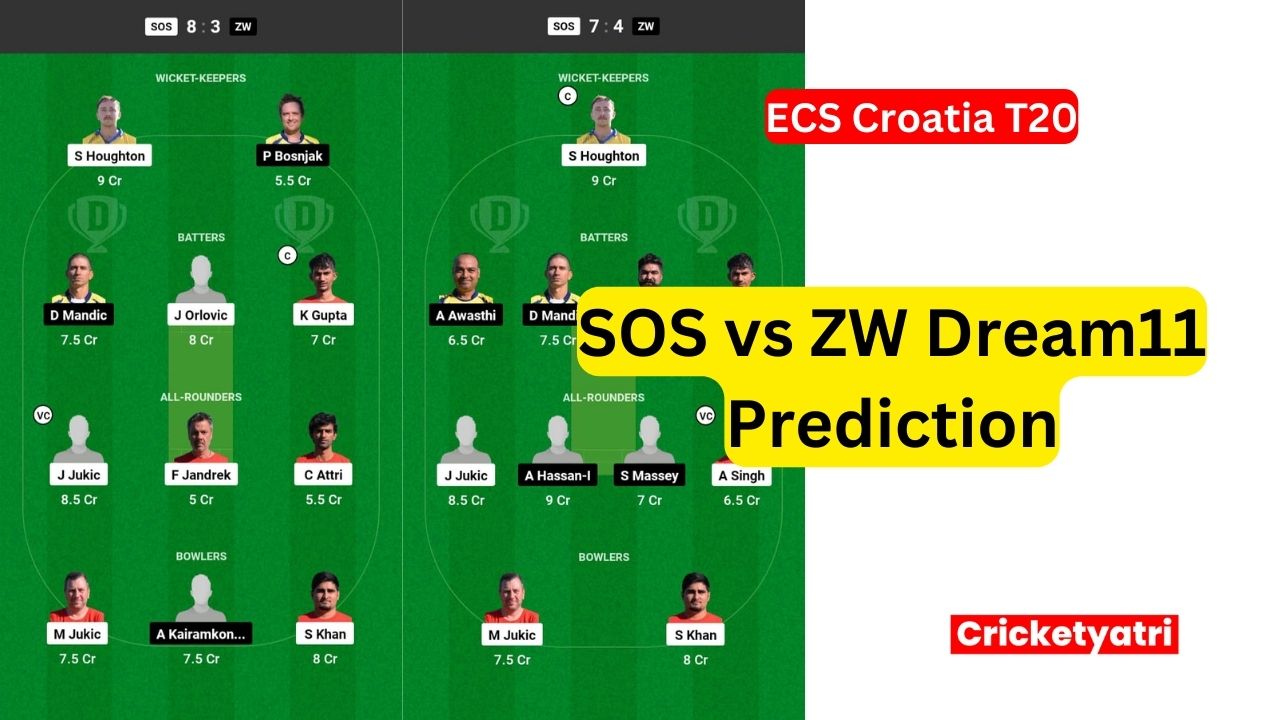 SOS vs ZW Dream11