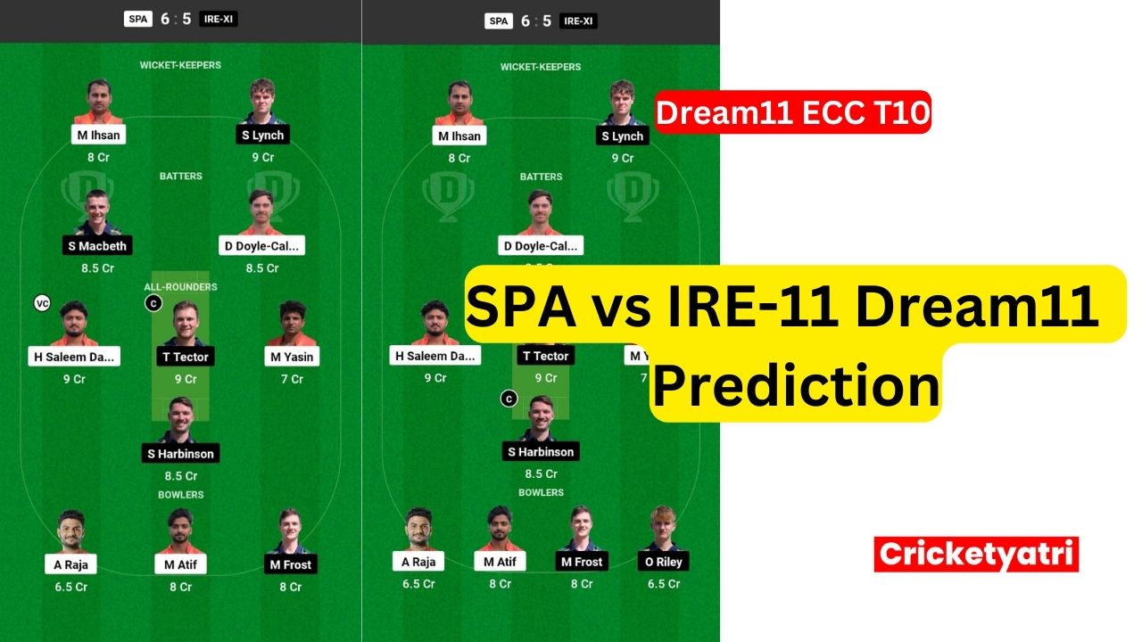 SPA vs IRE-11 Dream11