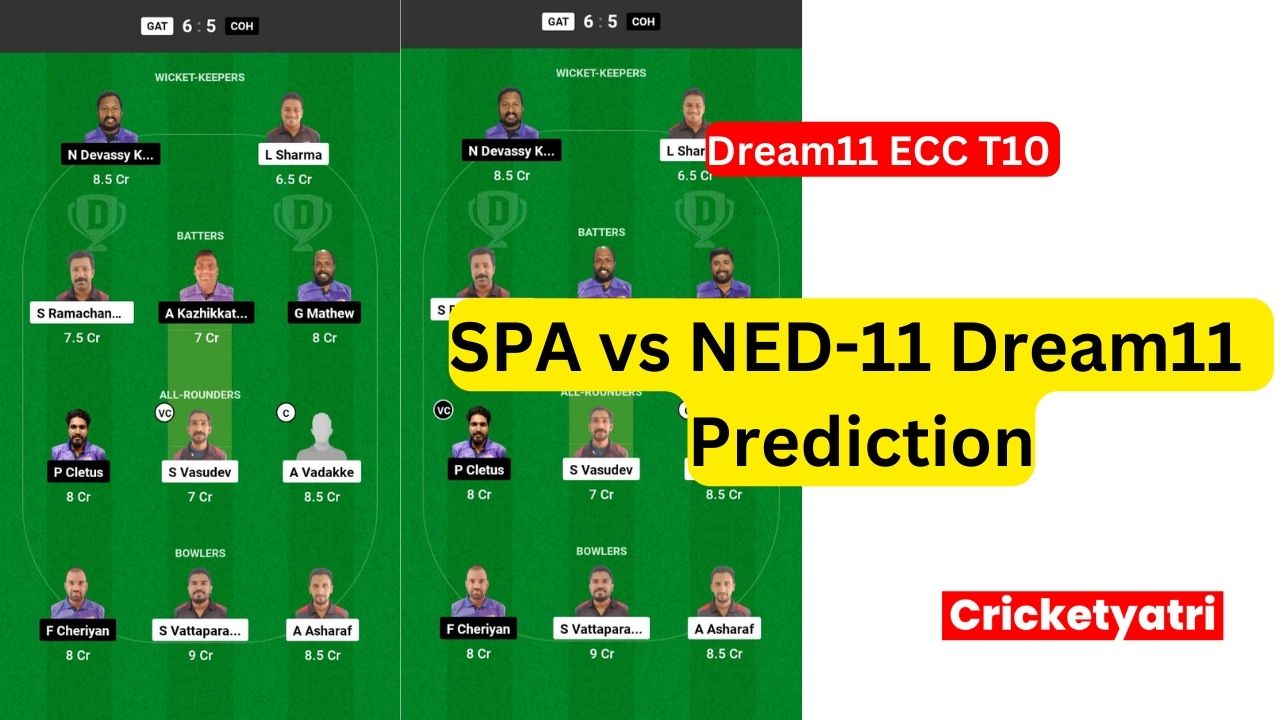 SPA vs NED-11 Dream11