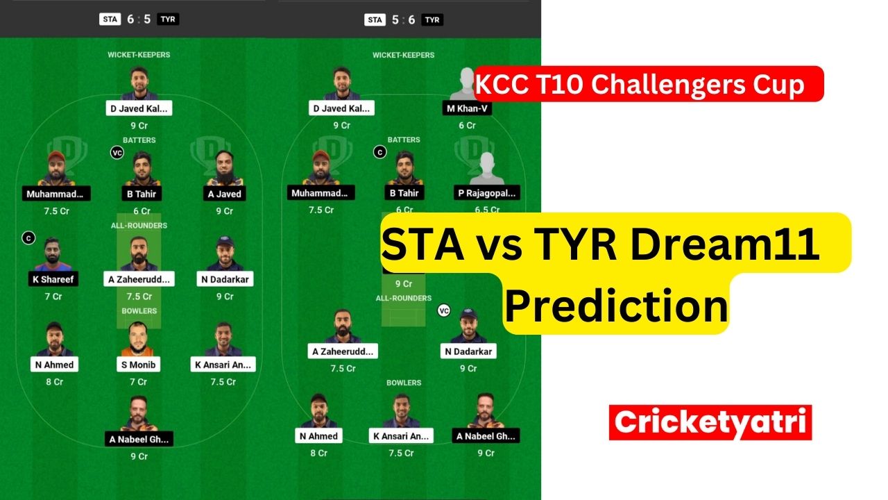 STA vs TYR Dream11