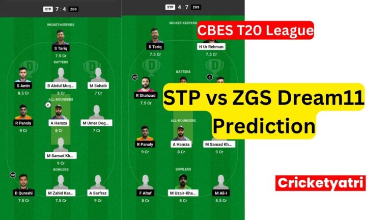 STP vs ZGS Dream11