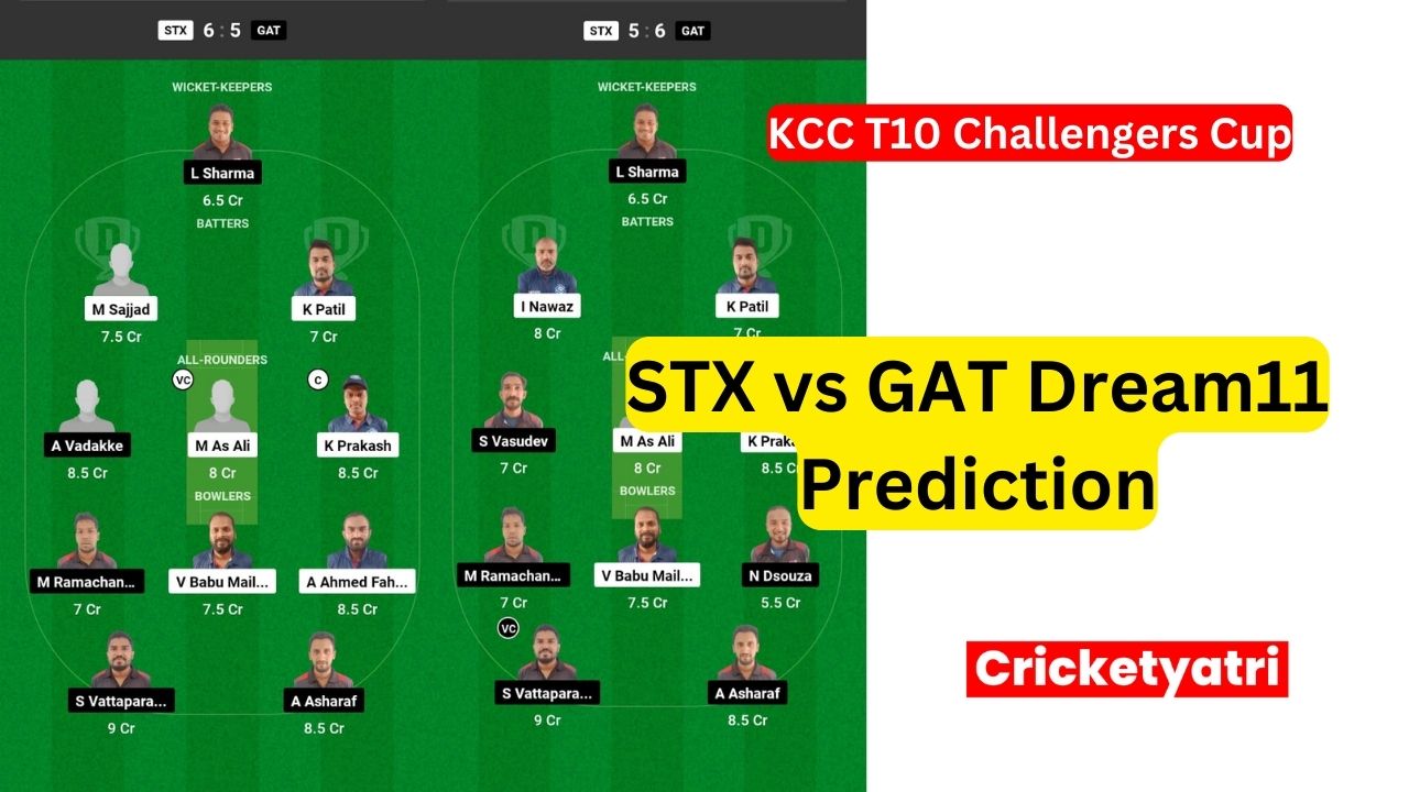 STX vs GAT Dream11