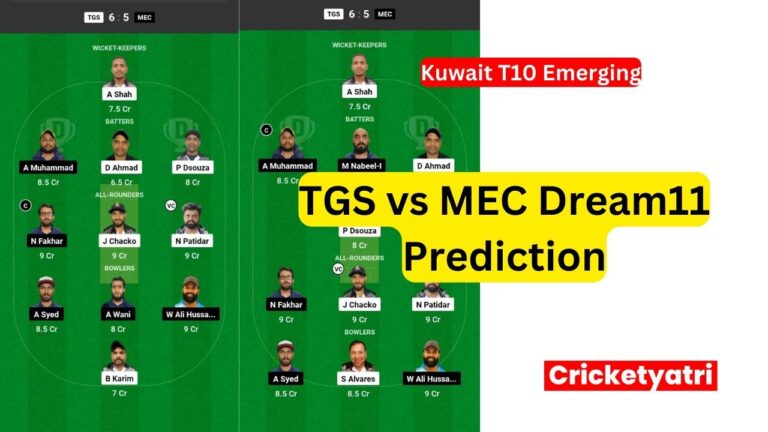 TGS vs MEC Dream11