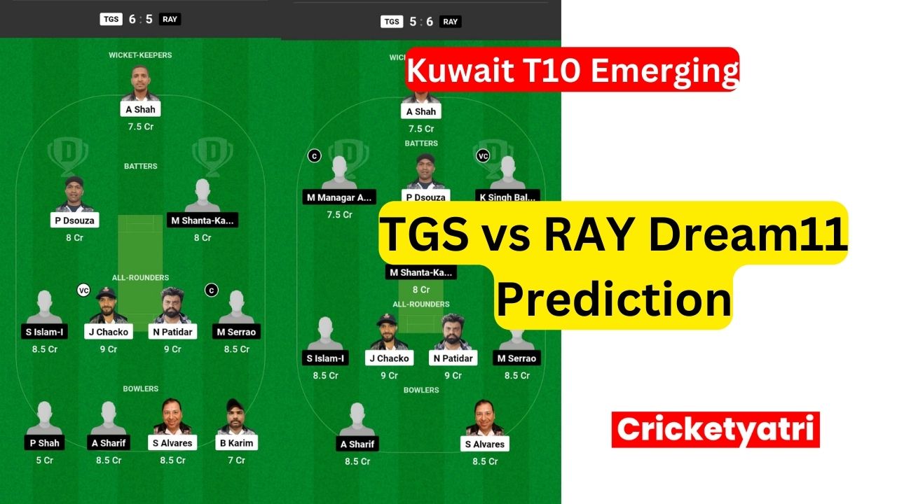 TGS vs RAY Dream11