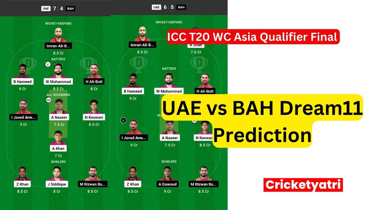 UAE vs BAH Dream11