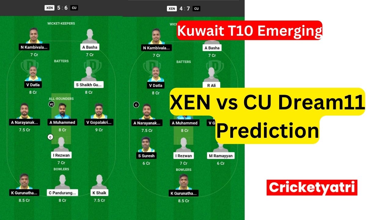 XEN vs CU Dream11