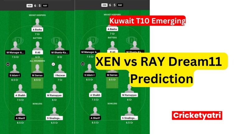 XEN vs RAY Dream11