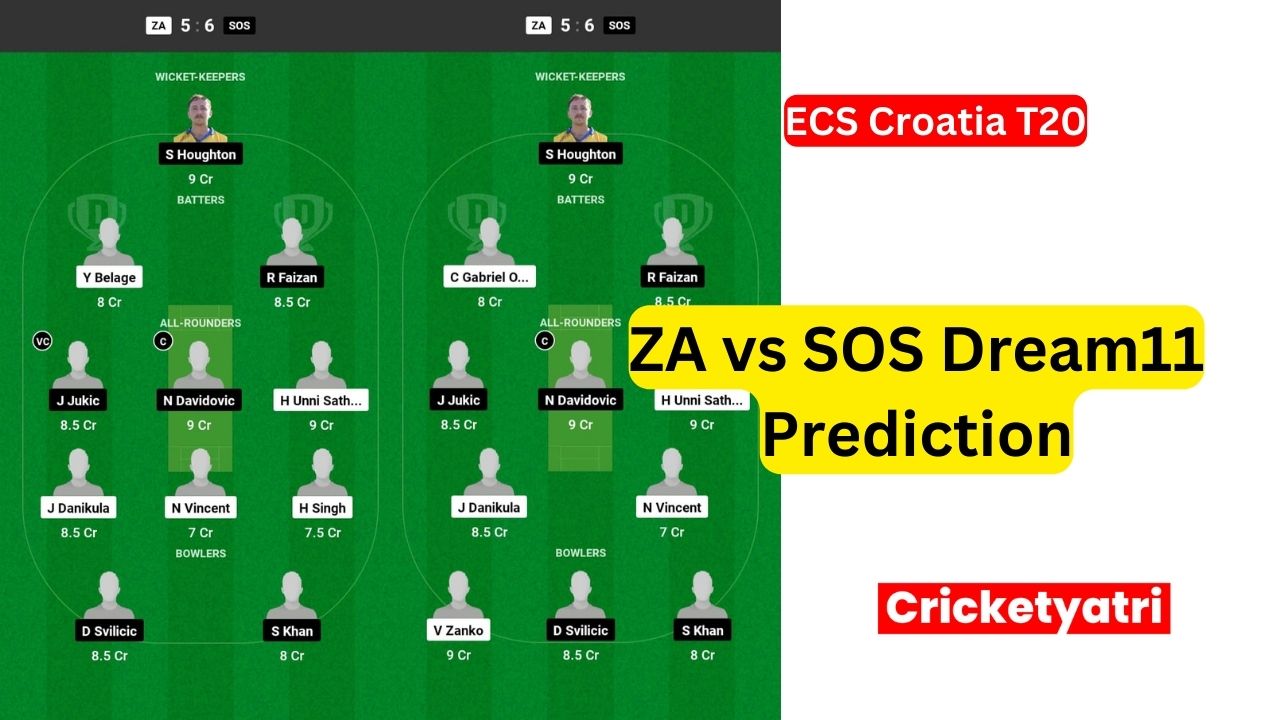 ZA vs SOS Dream11