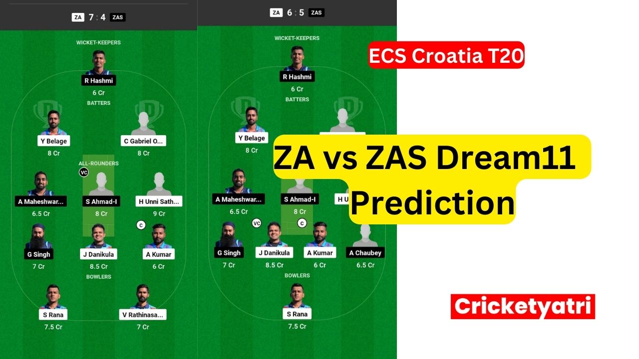 ZA vs ZAS Dream11