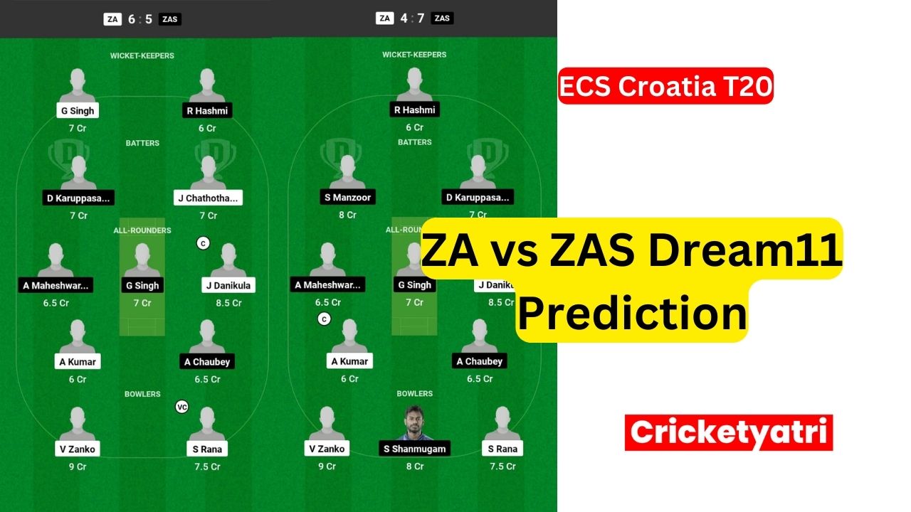 ZA vs ZAS Dream11