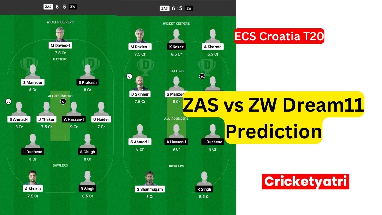 ZAS vs ZW Dream11