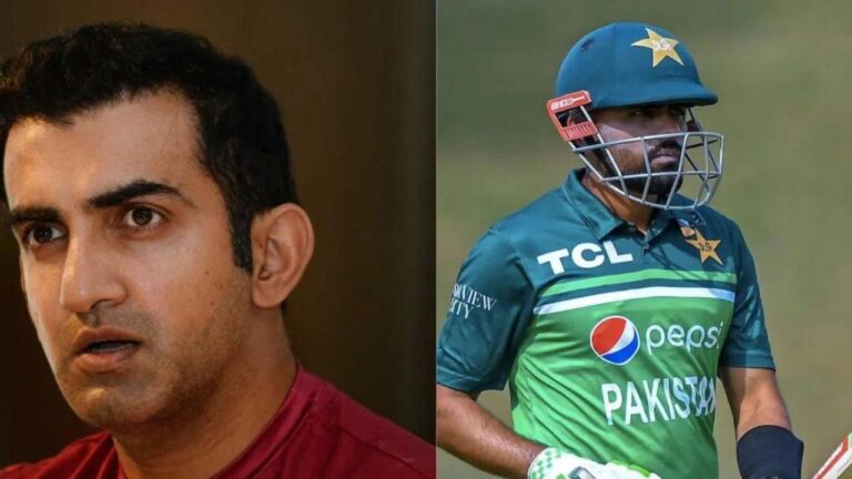 gautam gambhir and babar azam