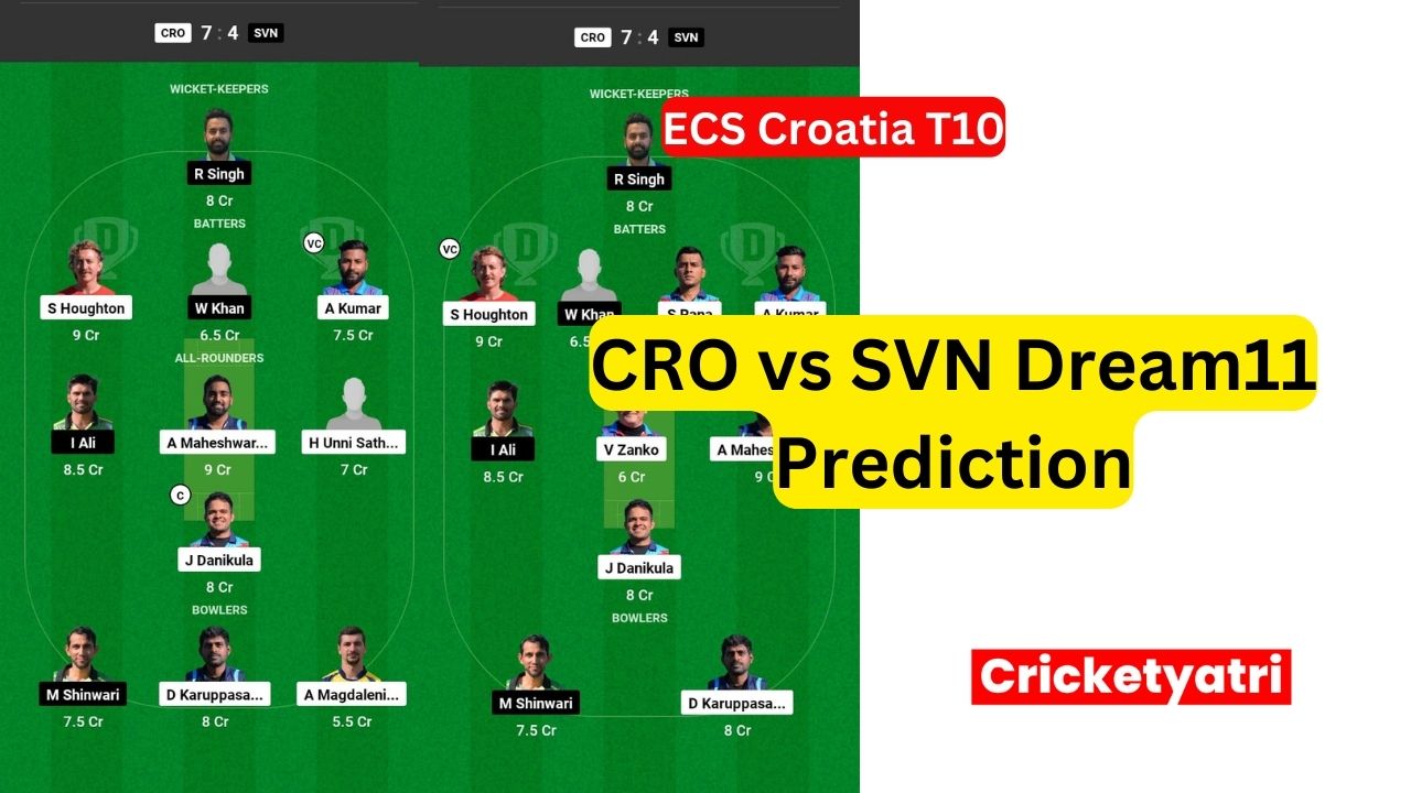 CRO vs SVN Dream11