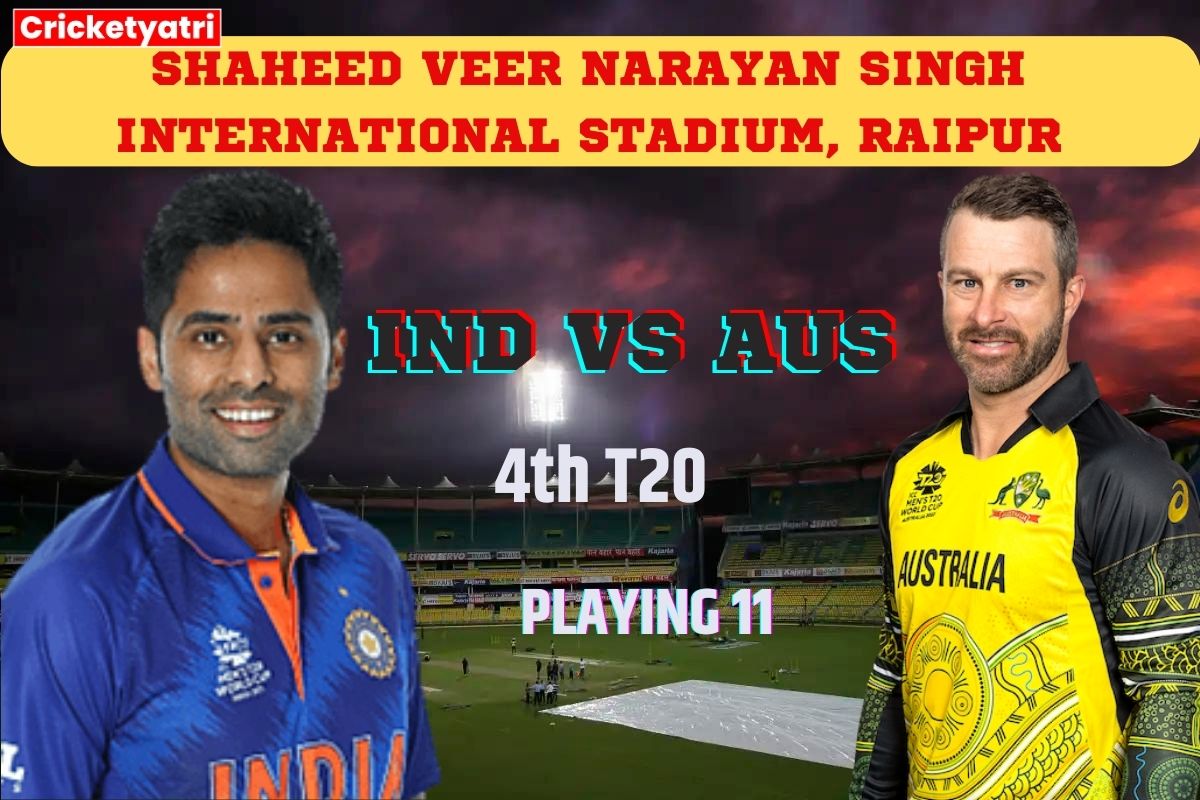 IND vs AUS 4th T20 Playing 11