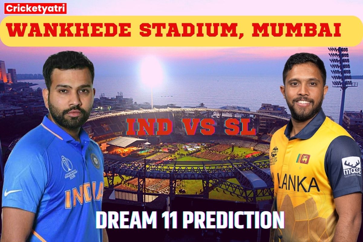 IND vs SL Dream 11 Prediction