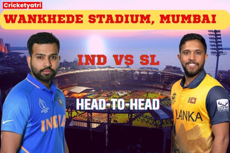 IND vs SL Head-To-Head