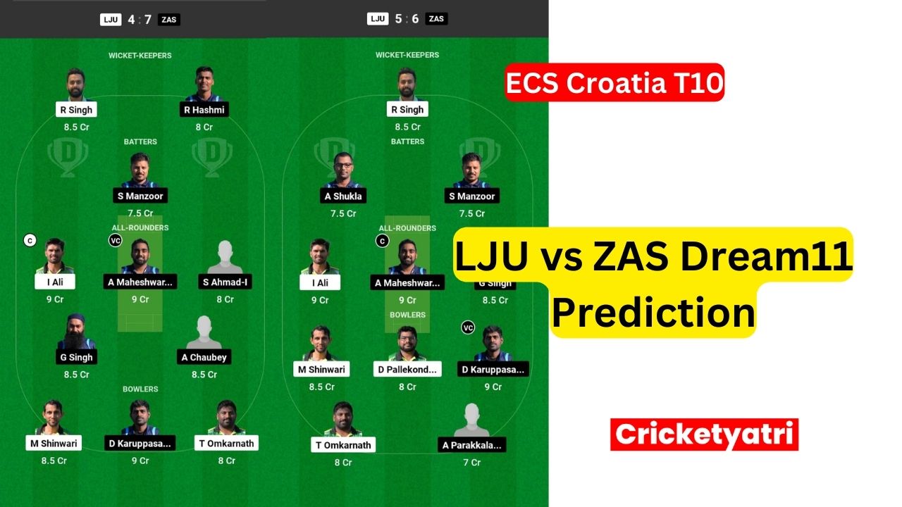 LJU vs ZAS  Dream11