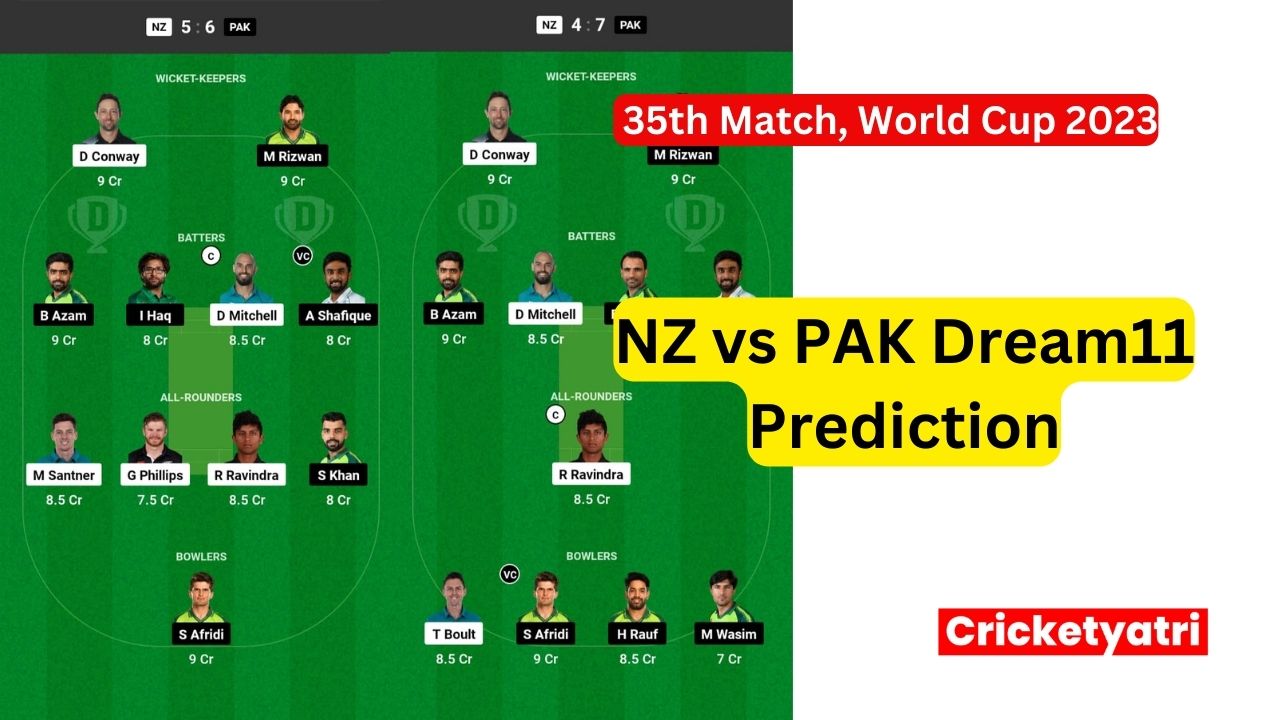 NZ vs PAK Dream11