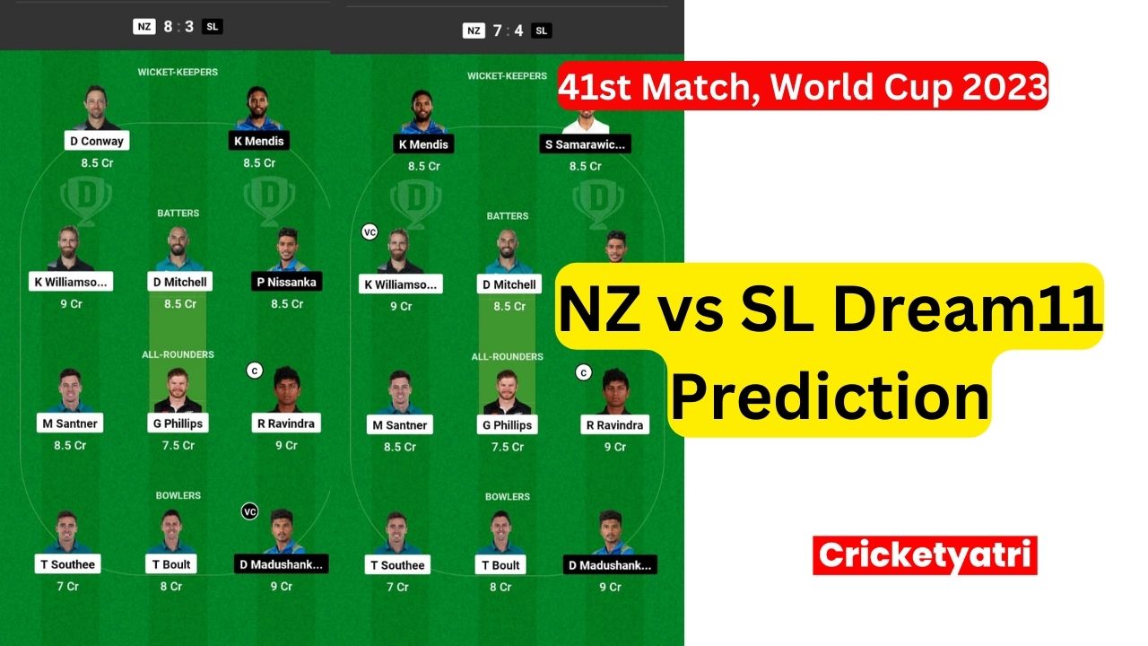 NZ vs SL Dream11 Prediction