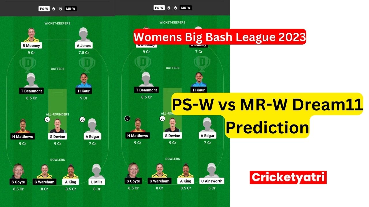 PS-W vs MR-W Dream11