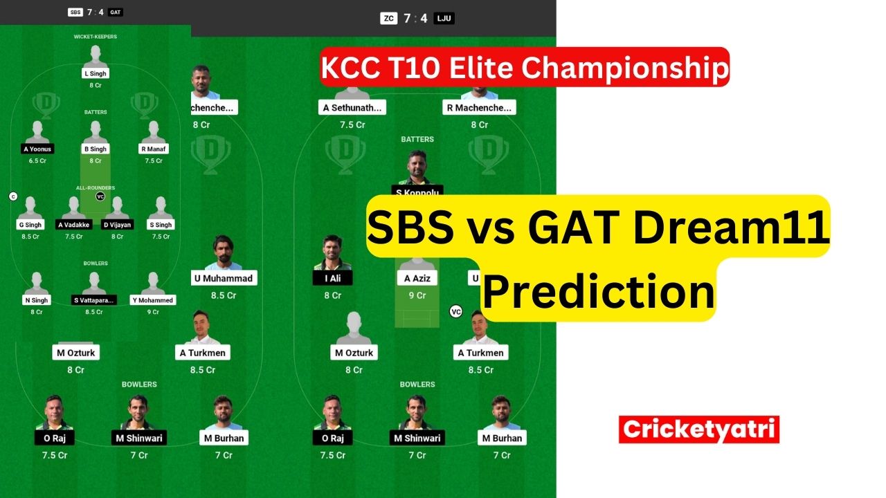 SBS vs GAT Dream11 Prediction