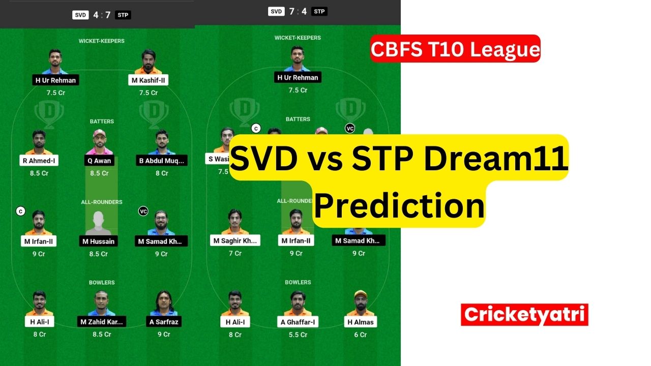 SVD vs STP Dream11