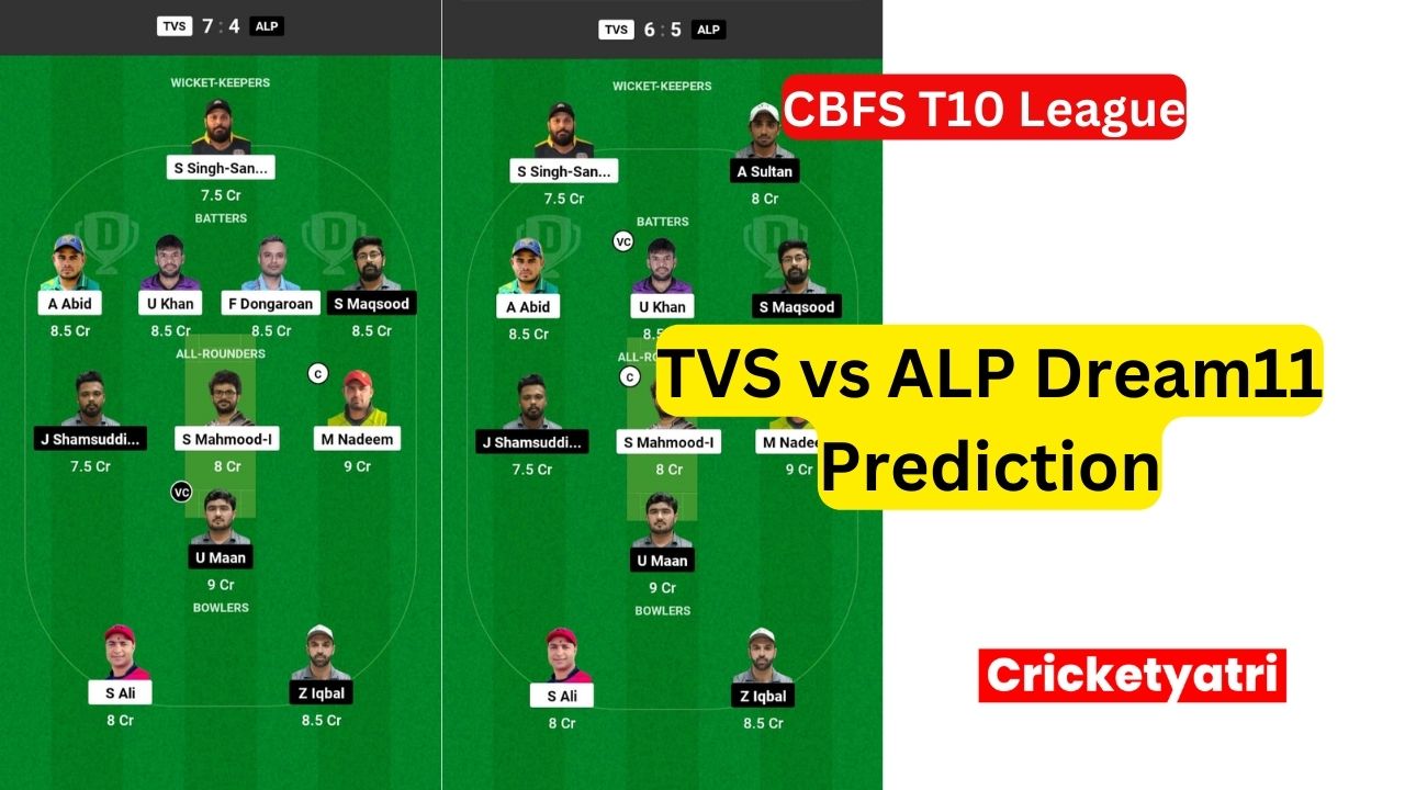 TVS vs ALP Dream11