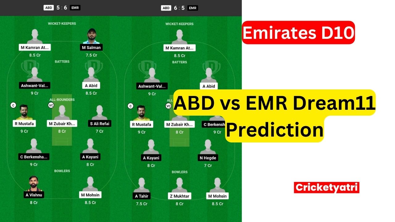 ABD vs EMR Dream11