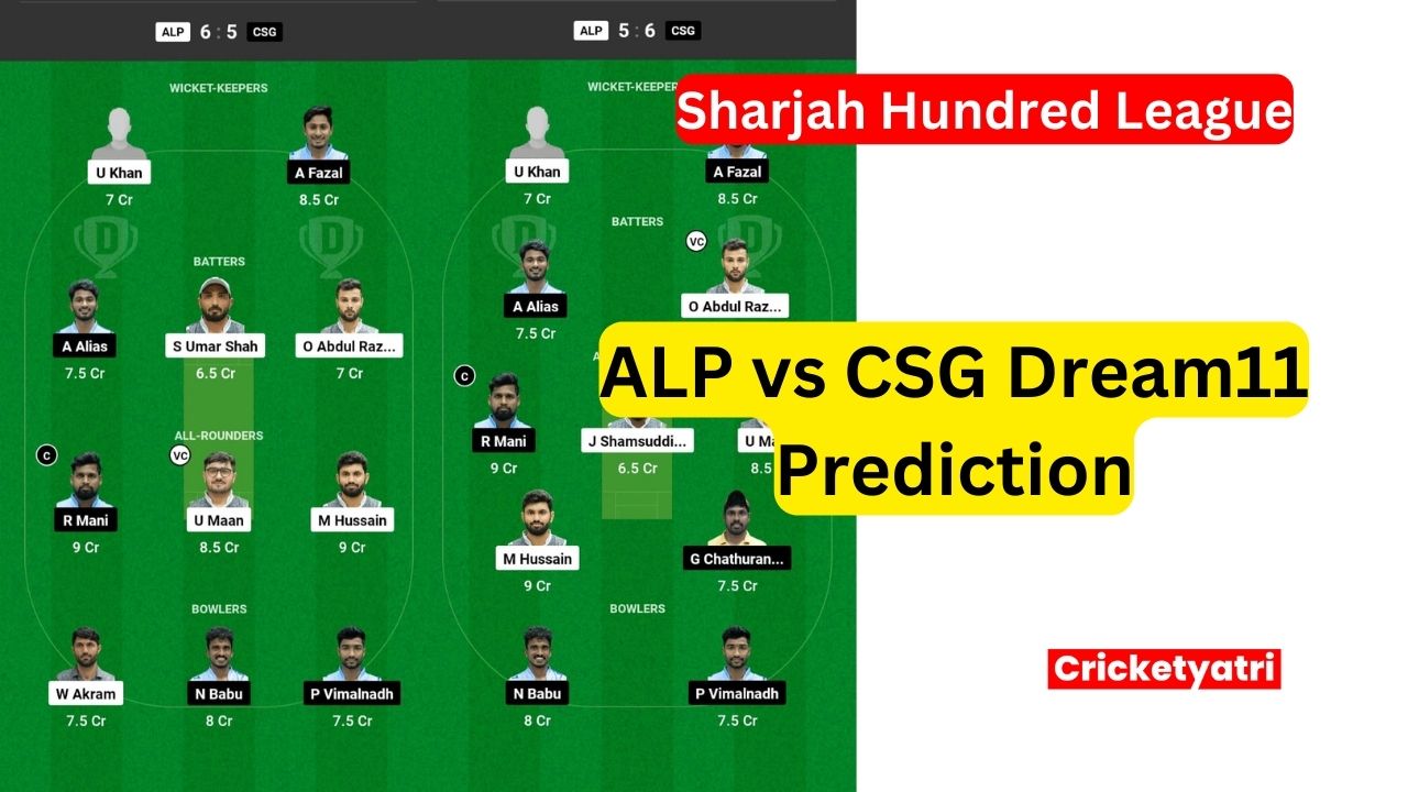 ALP vs CSG Dream11