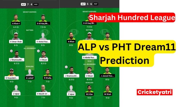 ALP vs PHT Dream11 Prediction