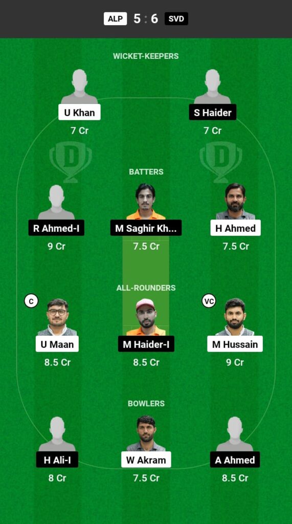 ALP vs SVD Dream11