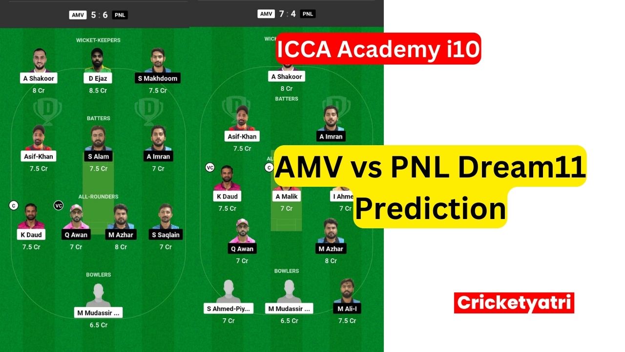 AMV vs PNL Dream11