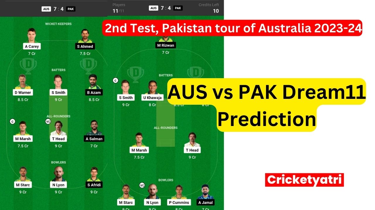 AUS vs PAK Dream11