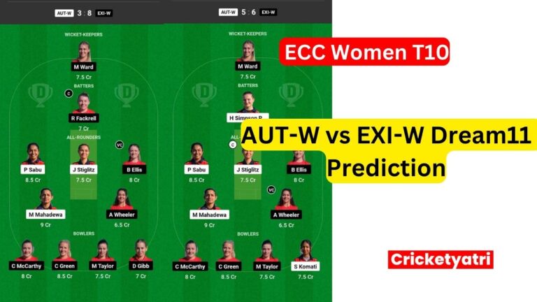 AUT-W vs EXI-W Dream11