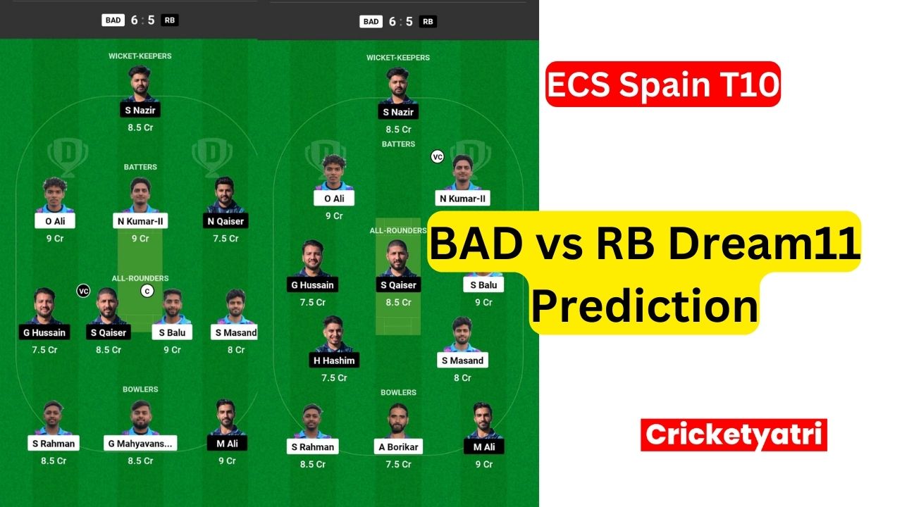 BAD vs RB Dream11 Prediction