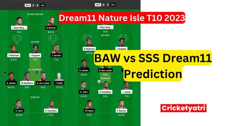 BAW vs SSS Dream11