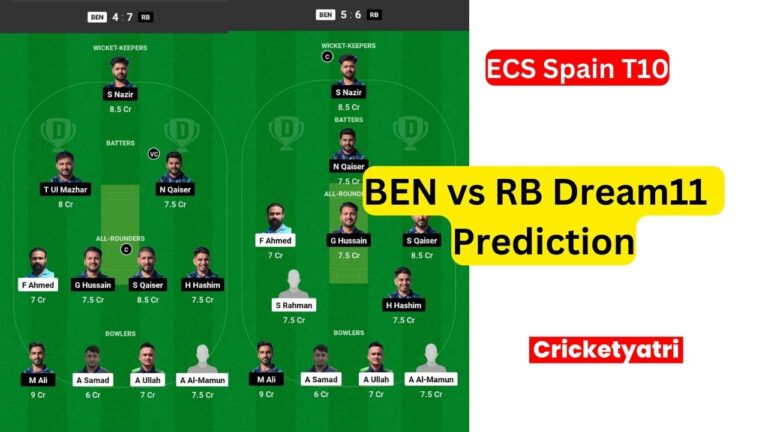 BEN vs RB Dream11 Prediction