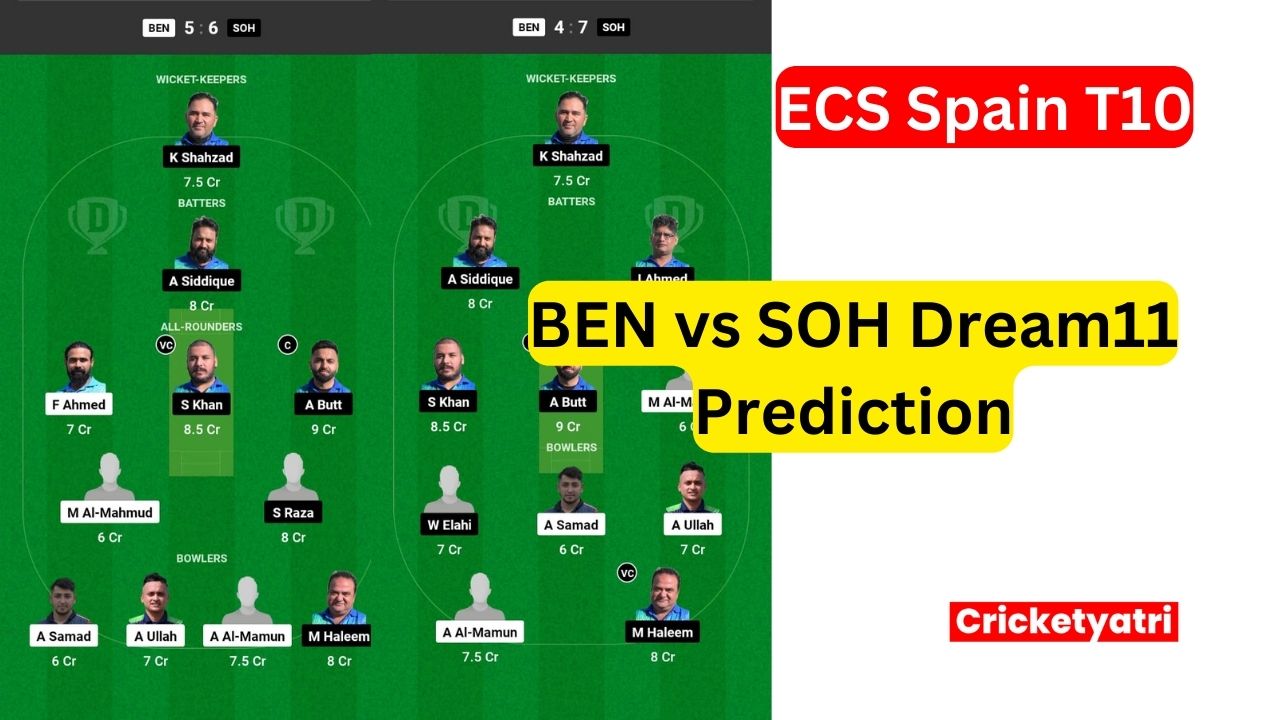 BEN vs SOH Dream11 Prediction (1)