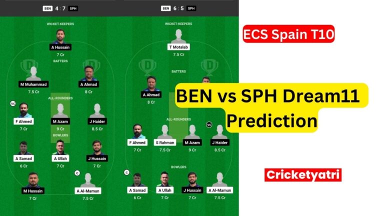 BEN vs SPH Dream11 Prediction