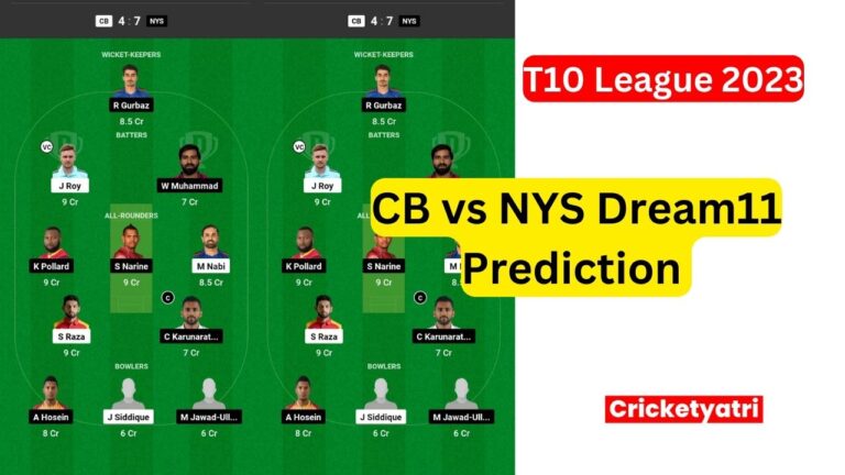 CB vs NYS Dream11