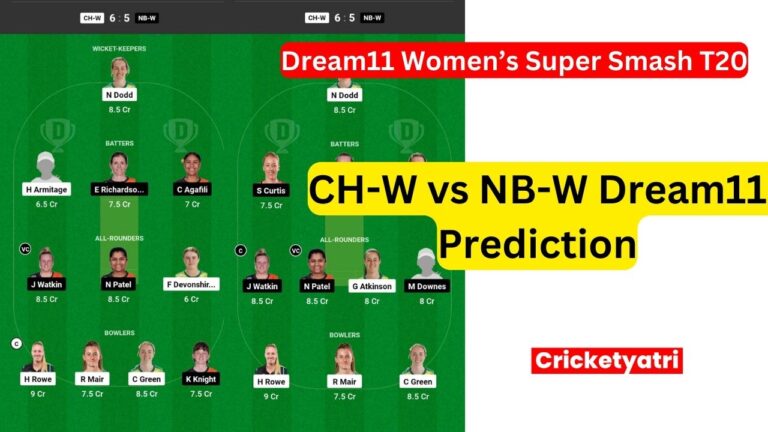CH-W vs NB-W Dream11