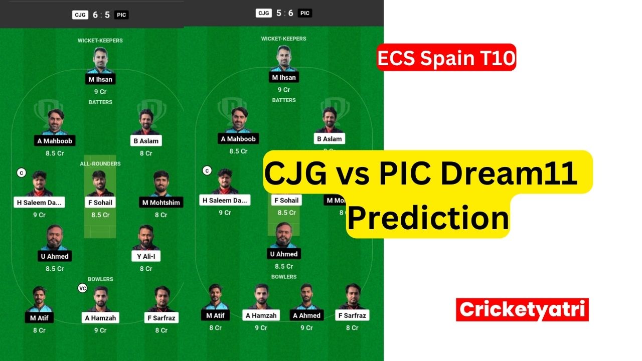 CJG vs PIC Dream11 Prediction