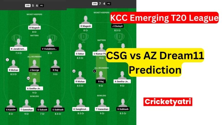 CSG vs AZ Dream11