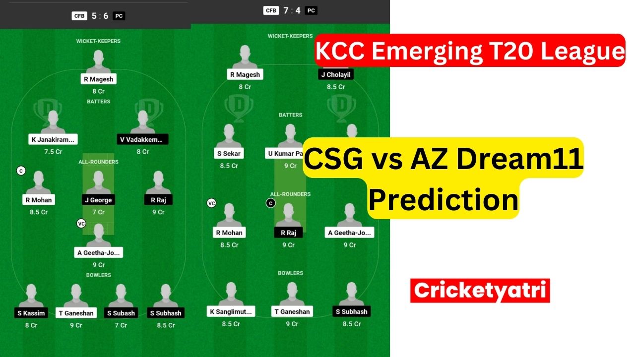 CSG vs AZ Dream11