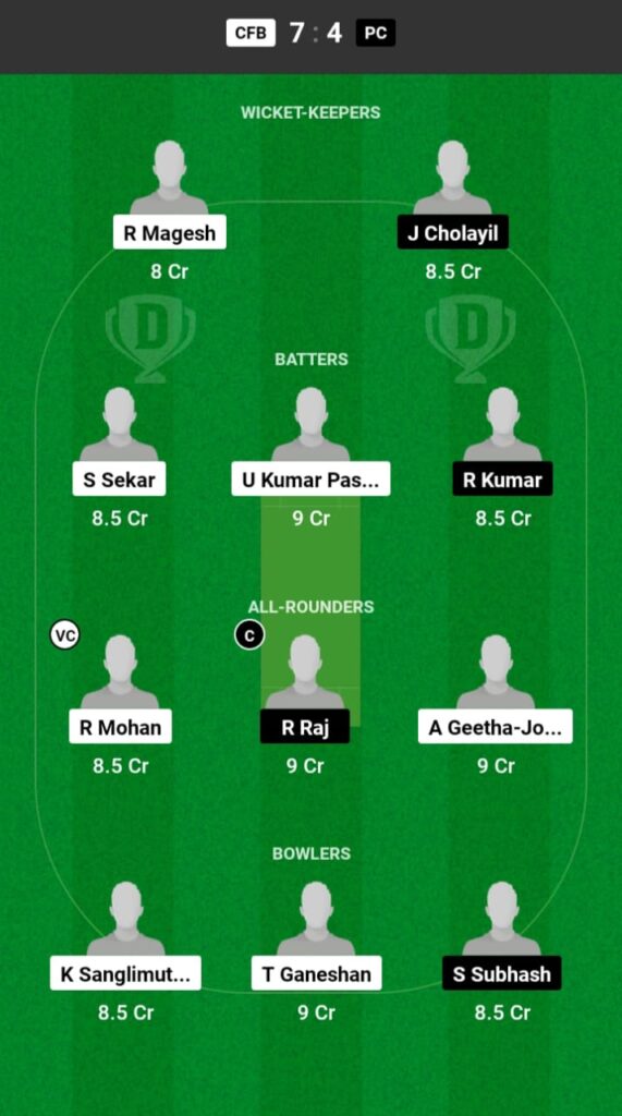 CSG vs AZ Dream11